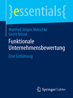cover image of Funktionale Unternehmensbewertung